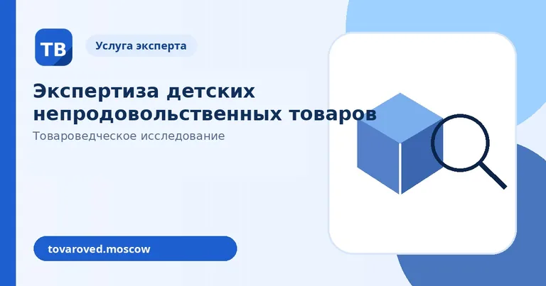 Экспертиза детских товаров