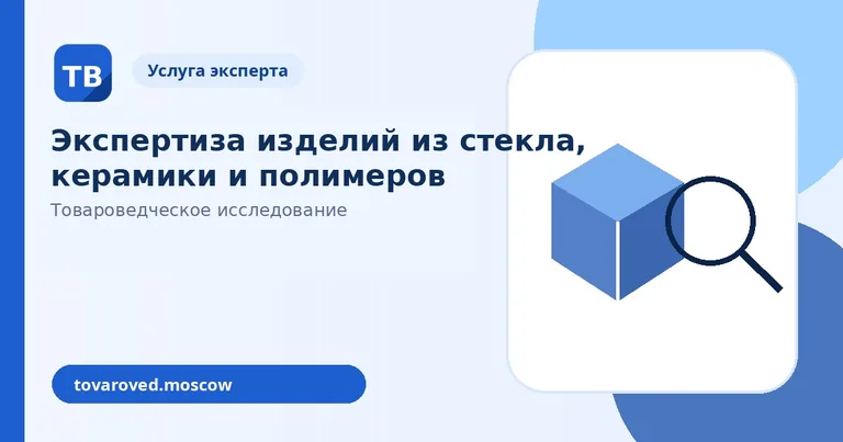 Экспертиза стекла, керамики и полимеров